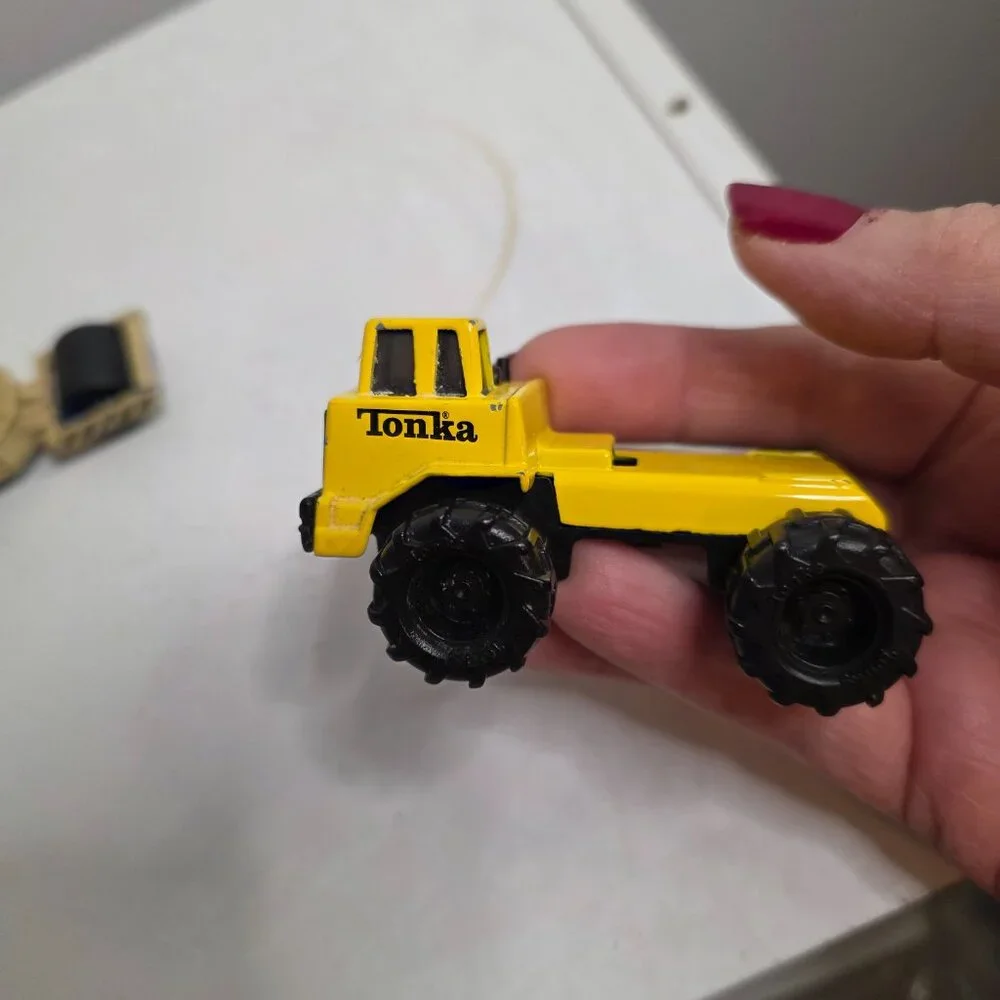 Lot of Three Construction Miniature Vehicles Tonka